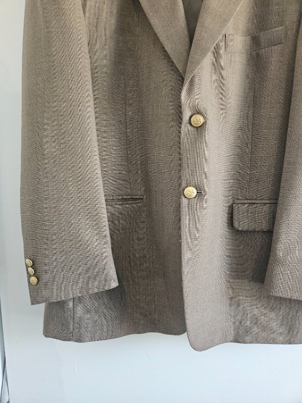 Stafford Brown 2-Button 42R Sport Coat - Picture 5 of 8